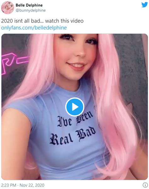 belle delphine naked|Belle Delphines Porn Videos 